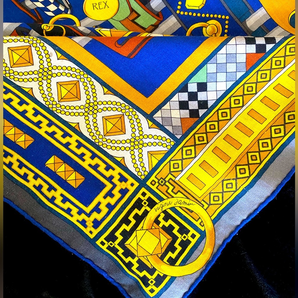 Hermes Scarf 65% Cashmere 35% Silk